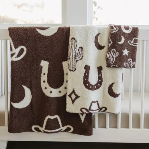 Western Plush Blanket