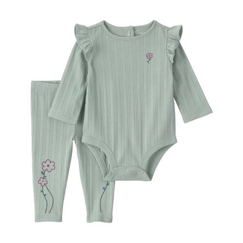 Carter's Child of Mine Baby Girl Outfit Set, 2-Piece, Sizes 0/3-24 Months