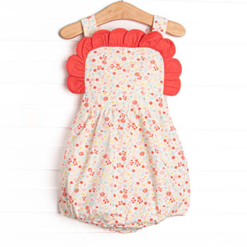 Petals and Poppies Scalloped Bubble, Red – Stitchy Fish