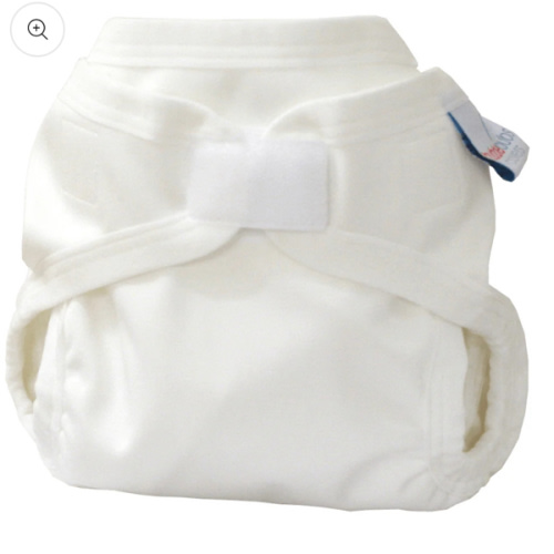 Nappy Cover | Double Gusseted | White (PUL)