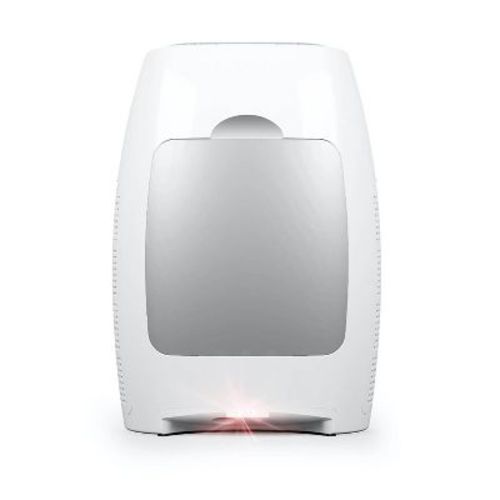 EyeVac 2-in-1 Air Purifier & Canister Vacuum White EVAWS: HEPA Filter, Pet Hair, Bagless, Electric, Multi-Surface, 6ft Cord