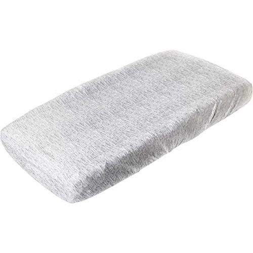 Premium Knit Changing Pad Cover by Copper Pearl: Soft, Stylish, and Universal Fit for All Standard Diaper Changing Pads, Trendy Design Changing Pad Covers, Asher