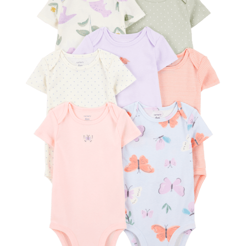 Multi Baby 7- Pack Short-Sleeve Original Bodysuits | Carter’s Oshkosh Canada