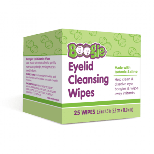 Boogie® Eyelid Cleansing Wipes | Saline Wipes for Babies | Boogie Wipes