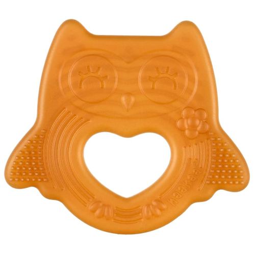 haakaa Silicone Owl Teether,Food-Grade Smiling Teething Toy for Infants, Soft Chew Toys for Babies, BPA Free, Toy for 3 Months+