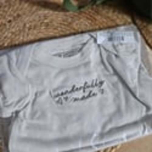 Wonderfully Made Embroidered Onesie – Live Action
