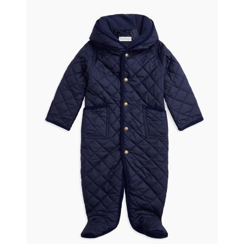 Polo Ralph Lauren Baby's Shawl Collar Quilted Bunting | Saks Fifth Avenue