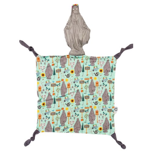 Marian Garden Baby Lovey: Bamboo Viscose Catholic Gift