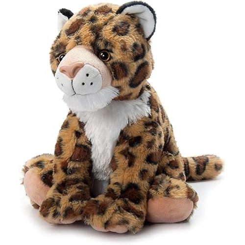 The Petting Zoo Jaguar Stuffed Animal, Gifts for Kids, Wild Onez Zoo Animals, Jaguar Plush Toy 12 inches