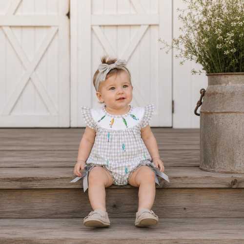 Fishing Lure Baby Girl Romper | Fishing Baby Outfit | Fishing Baby Bubble | Fishing Baby Girl Outfit | Outdoor Baby Outfit
