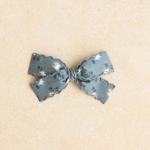 Oversized Classic Hair Bow • Cottage Blue (Small Batch Release)