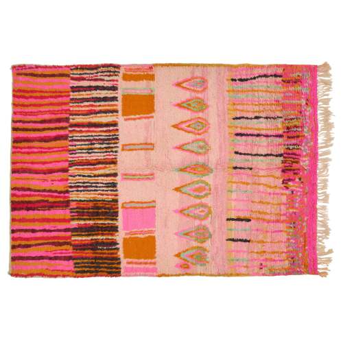 6' X 8' Moroccan Rug, Pink - Loretae - Revival Rugs