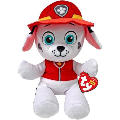 TY - Paw Patrol Collection, Marshall, All the Heroes of the Puppy Team in Floppy Version, Soft Plush to Collect, Gift Idea for Young and Old - 20 cm - T44018