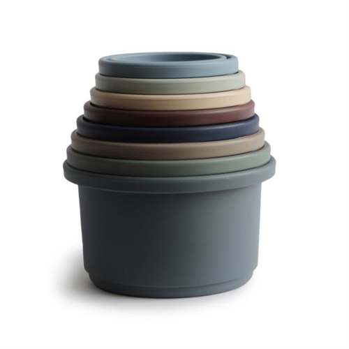 Mushie Stacking Cups - Forest | Scandiborn