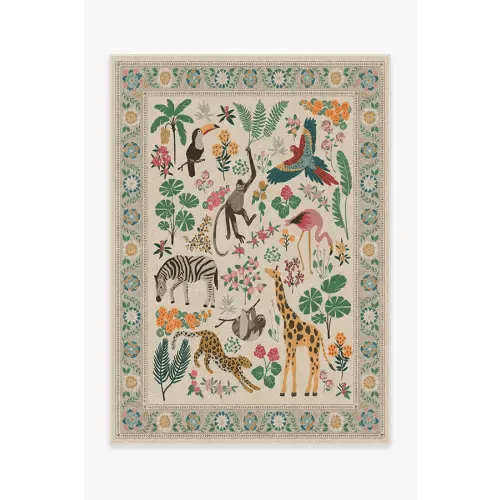 Iris Apfel Jingle Jungle Rug | Ruggable