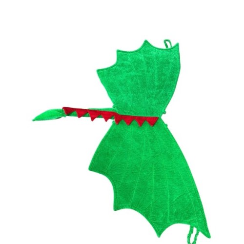 Hanna Andersson Green Dragon Wings Pretend Play Dress Up Costume OS GUC