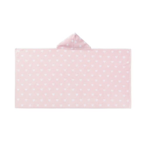 Heart Kid Hooded Towel (Pearl)