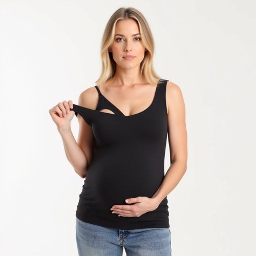 Crissova V-Latch™ Nursing Top – Mavira