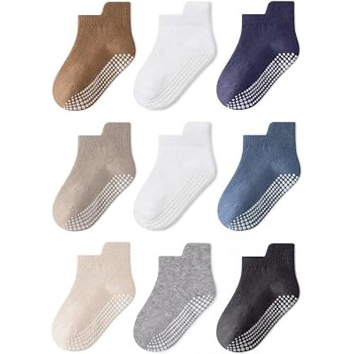 Non-slip Toddler Ankle Cotton Grip Socks Unisex 6M-5T