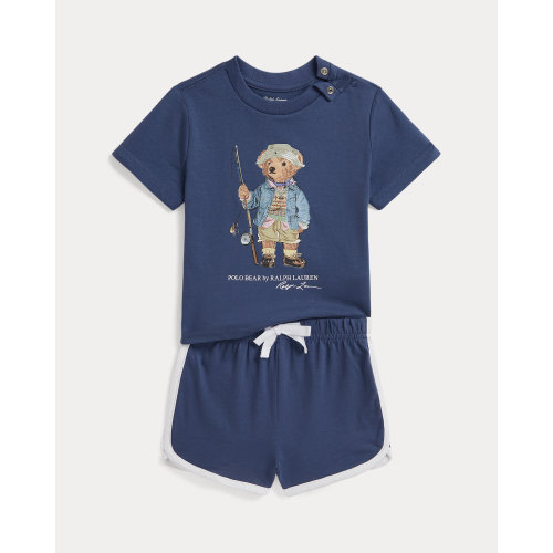 Polo Bear Cotton Jersey Tee & Short