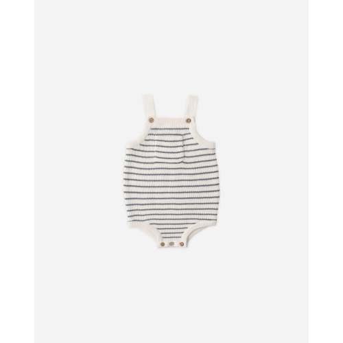 Ashton Knit Romper Marine Stripe