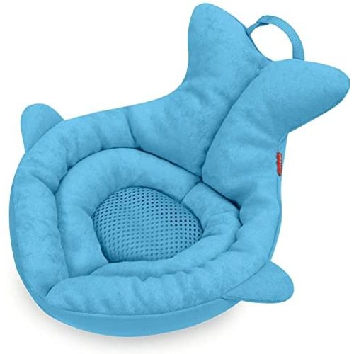 Skip Hop Baby Bath Tub, Newborn Softspot Sink Bather, Moby, Blue