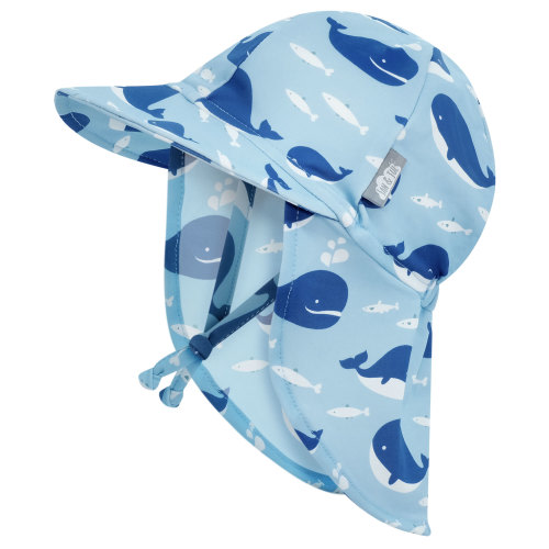 Sun Soft UV Baby Caps | Blue Whale