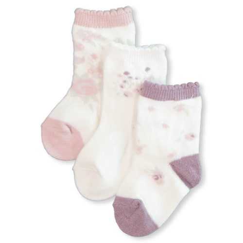 Medium Purple Baby Crew Socks. 3 Pack | Best&Less™ Online