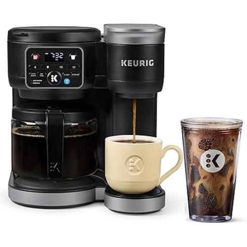 Keurig K-Duo Single Serve K-Cup Pod & Carafe Coffee Maker, Black