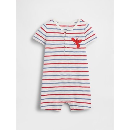 Baby First Favorites Henley Shorty One-Piece