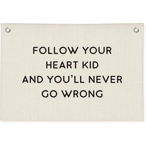 Boy Nursery Playroom Decor, Canvas Banner Wall Hanging Banner Flag Decor for Nursery Classroom Playroom Kids Room, Playroom Essentials