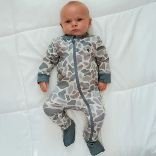 Baby Zip Up - Classic Deer Camo – BURLEBO