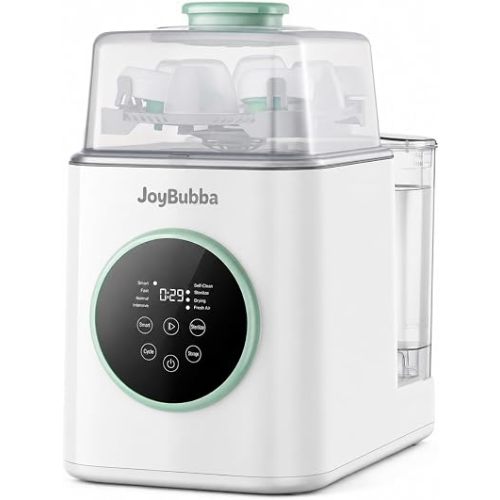 Baby Bottle Washer, Sterilizer and Dryer, 4-Bottle Capacity, All-in-One Cleaning Machine for Bottles, Pump Parts & Baby Essentials, Machine Replaces Brushes + Rack, 60 Bottle Washer Tablets