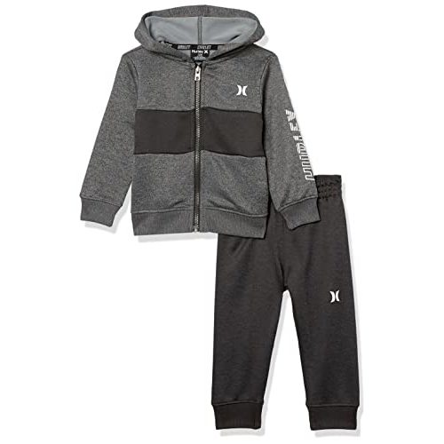 Hurley baby-boys Hoodie and Joggers 2-piece Outfit Set