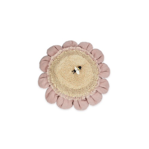 FLOOR CUSHION PINK DAISY