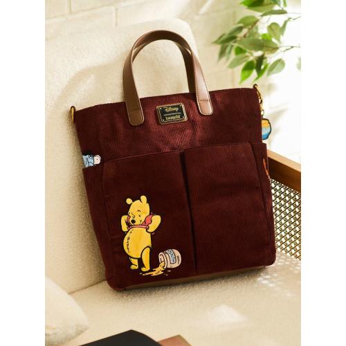 Loungefly Disney Winnie the Pooh Corduroy Tote Bag - BoxLunch Exclusive