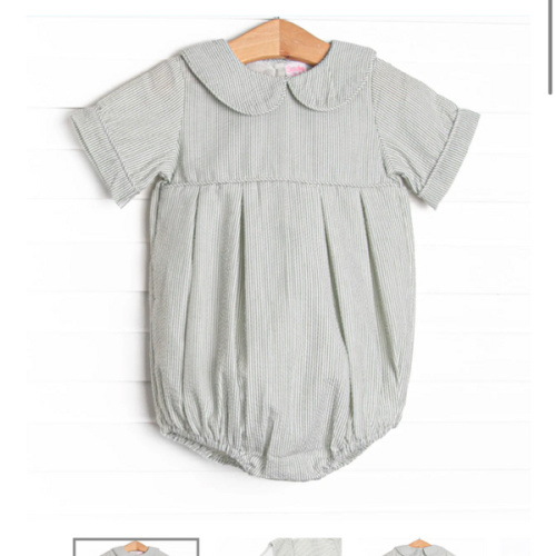 Simple Seersucker Bubble, Sage Green – Stitchy Fish