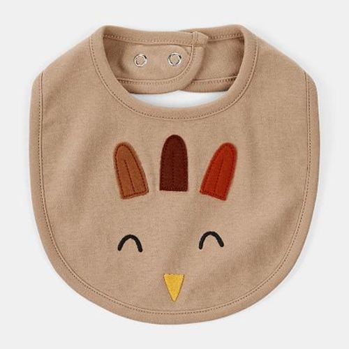 Baby Carter's Thanksgiving Turkey Cotton Bib