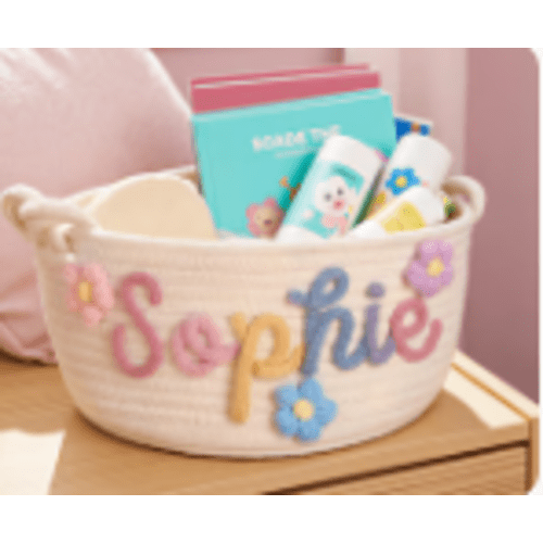 Baskets and M and one L