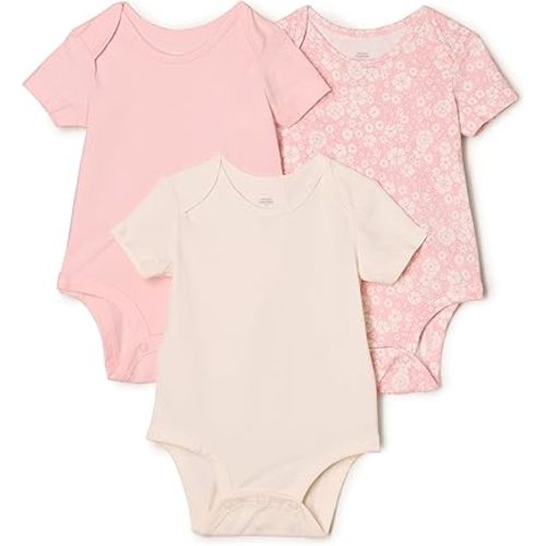 Amazon Essentials x Sofia Grainge Unisex Babies' Short Sleeve Crewneck Bodysuit