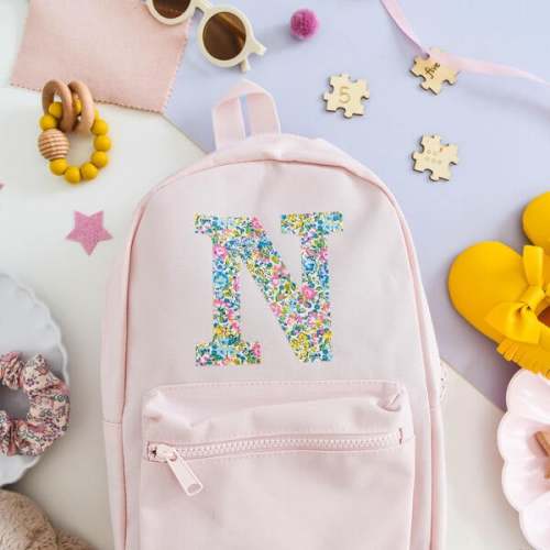 Liberty Of London Personalised Mini Backpack, Pink - My Little Shop UK | Maisonette
