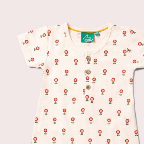 Red Flowers Organic Romper – Little Green Radicals