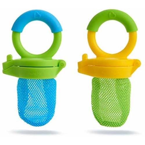 Munchkin Fresh Food Feeder, 2 Pack, Blue/Green