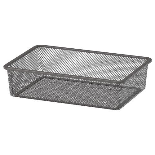 TROFAST Mesh storage box - dark gray 16 1/2x11 3/4x3 7/8 "