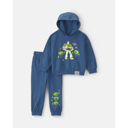 Toddler Boy 2-Piece Buzz Lightyear Long-Sleeve Hoodie & Pant Set - Blue | Carter's