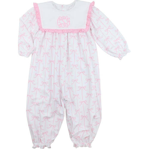 Pink Knit Ribbon Long Bubble