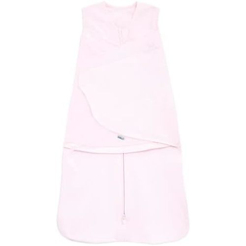 HALO SleepSack Swaddle | Cotton | 1.5 TOG | 68-75°F | 6-12 lbs |Soft Pink