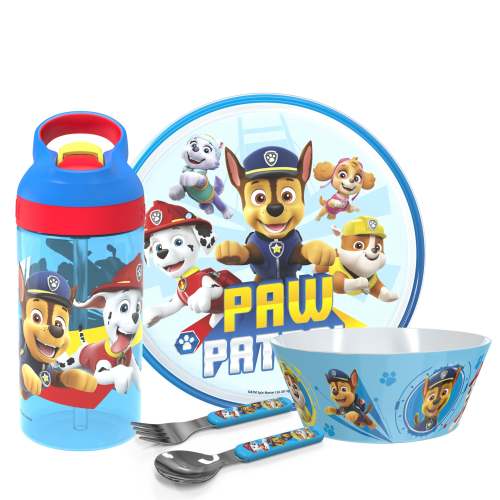Mealtime 5 Piece Set with Water Bottle