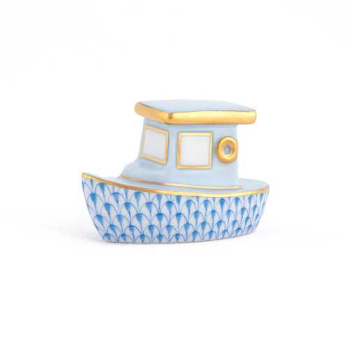 Fishnet Tug Boat, Blue