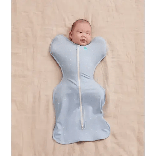 Swaddle Up™ 1.0 TOG Cotton Powder Blue Twinkle